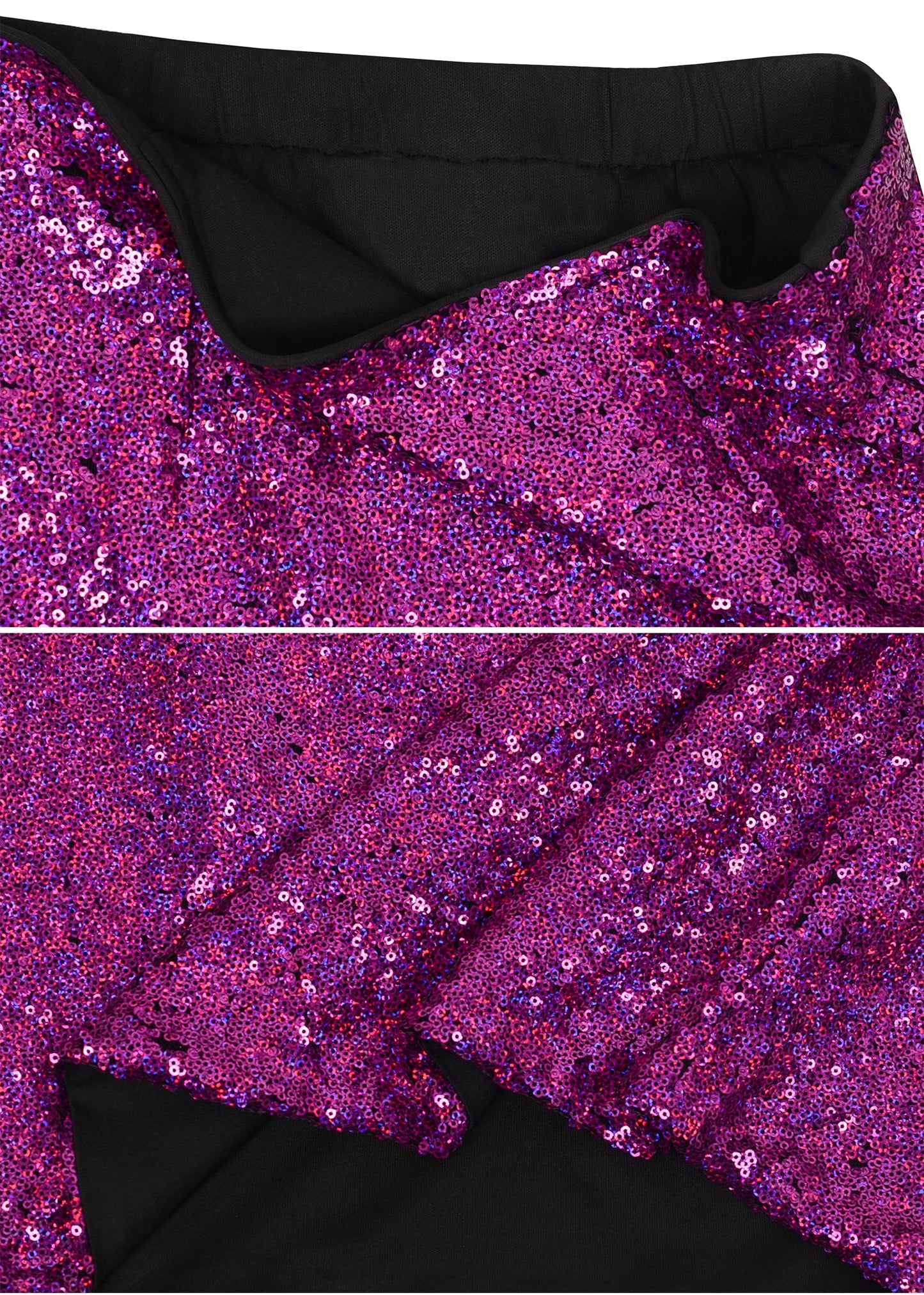 Sparkly Sequins Cocktail Midi Skirt