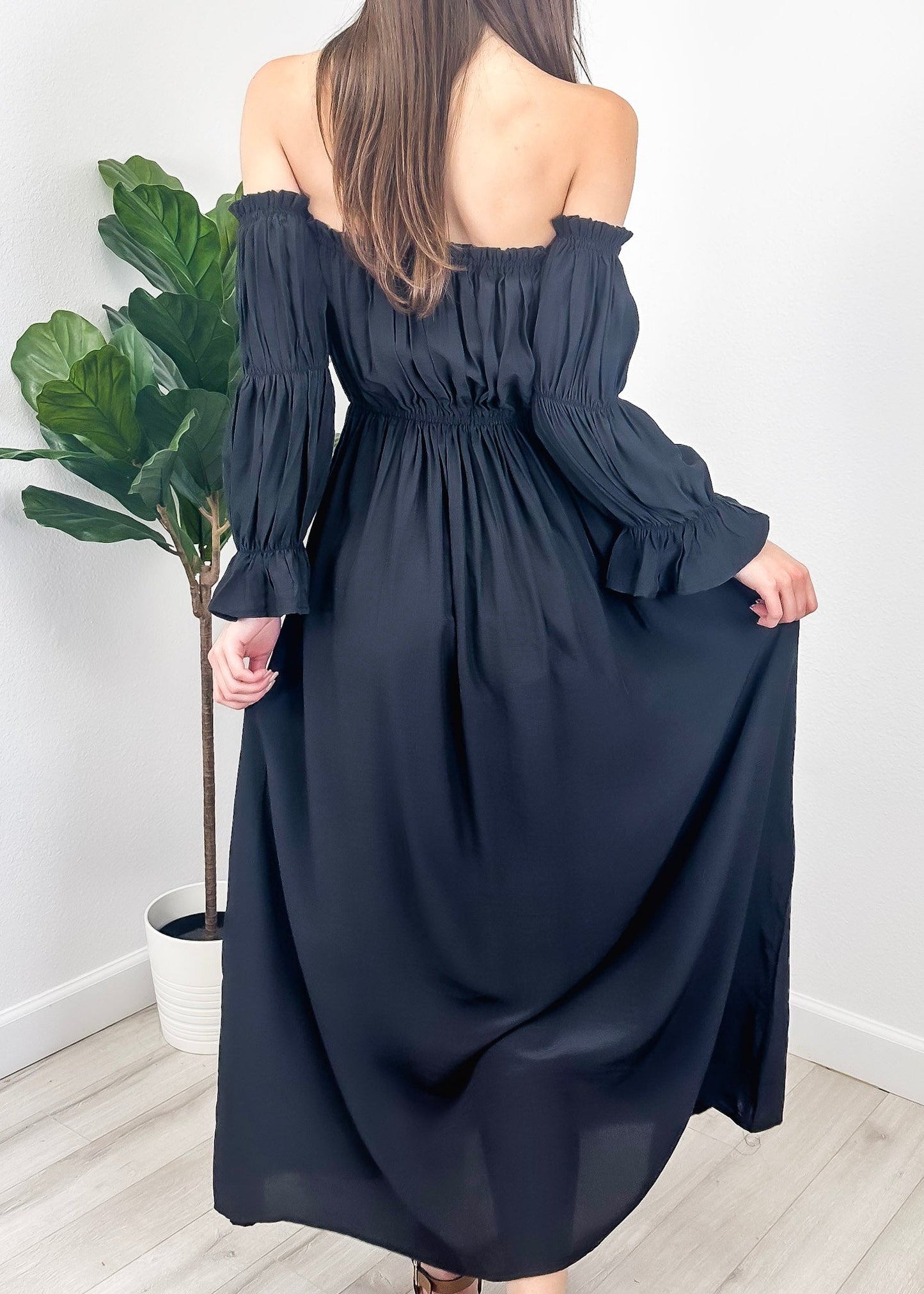 Anna-Kaci Womens Renaissance Overdress Medieval Irish Off Shoulder Dress