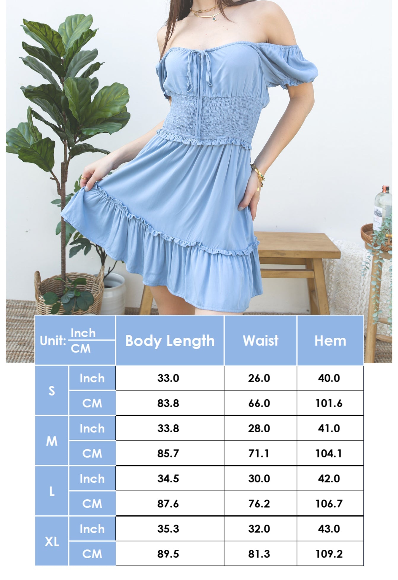 Ruffle Sleeve Drawstring Square Neck Mini Dress