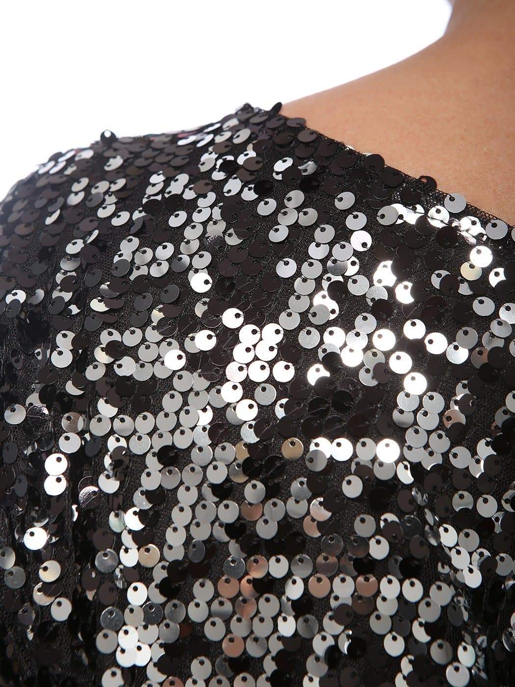 Anna-Kaci Plus Size One Shoulder Sequin Top for Women by Anna-Kaci | Alilang
