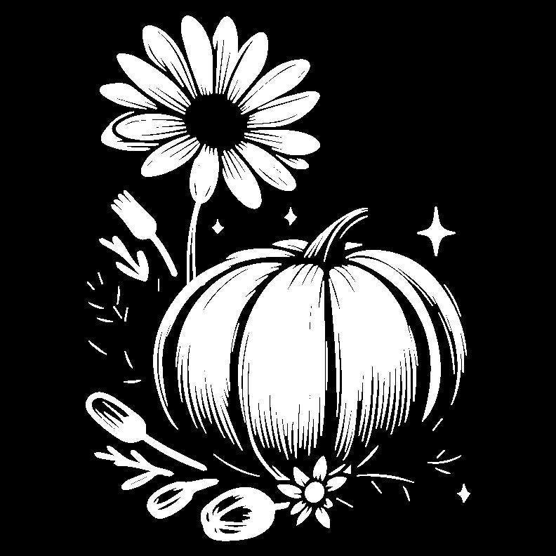 Pumpkin & Sunflower Boho Autumn Tee - Floral Elegance, Bohemian Vibes, Retro Fall Top, Fall Shirt, Boho Shirts, Wildflower