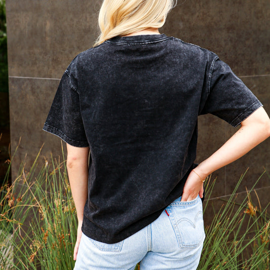 Me & Karma Vibe Like That - Mystic Cat Tarot T-Shirt - Sunrise Morning Vibe, Sun Rise, Astrological, Cat Lover, Retro Gothic Tee