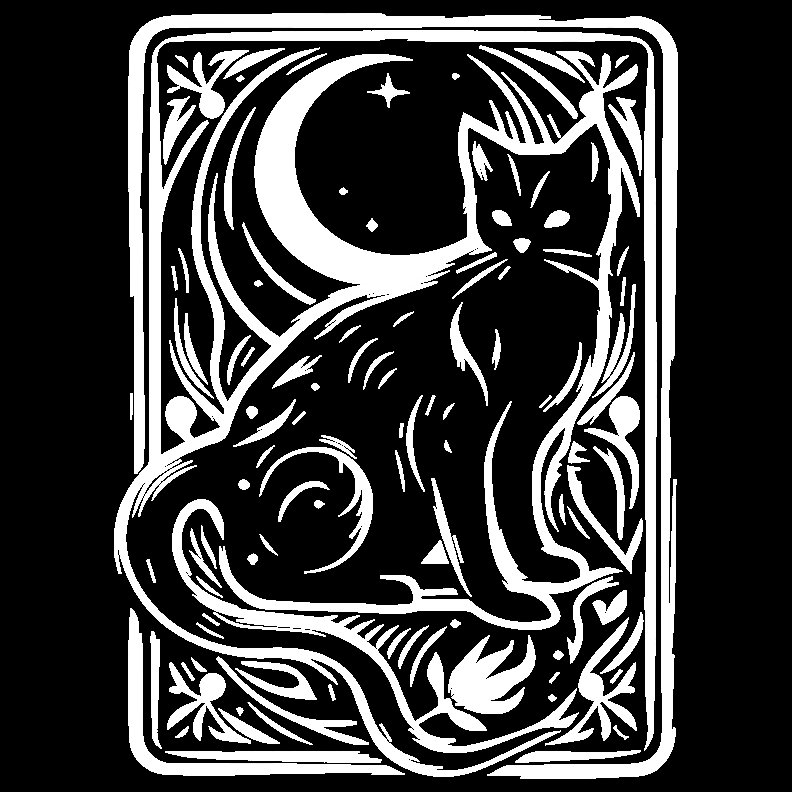 Mystic Cat Tarot Card T-Shirt - Moon and Stars, Acid Wash, Gothic Aesthetic, Retro Halloween, Cat Lover, Moonlight Child