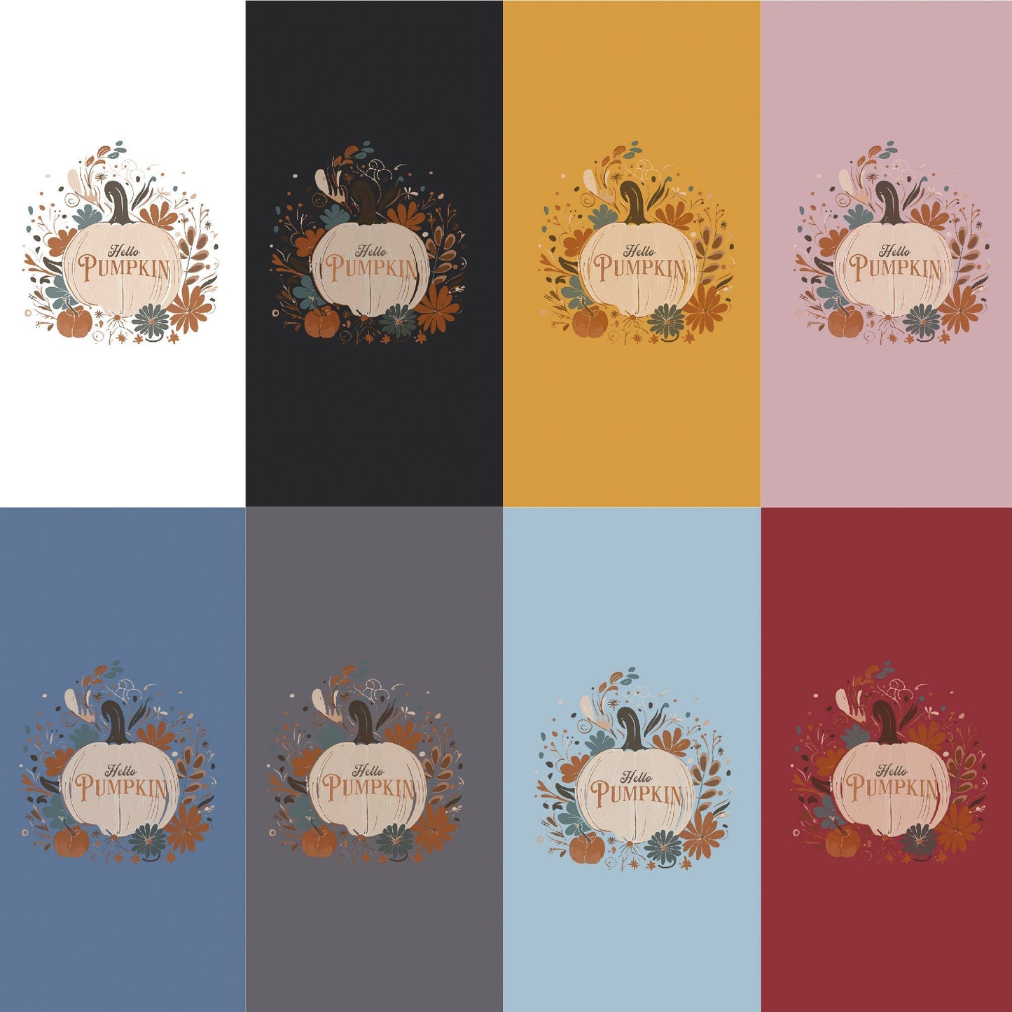 Hello Pumpkin Retro Fall Tee - Tan Pumpkin, Autumn Colors, Retro Vibes, Autumn Colors, Pumpkin Patch Shirt