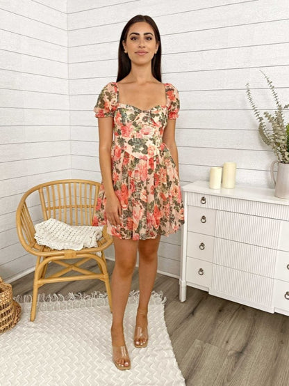 Adoring Floral Print Dress