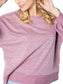 Open Back Cross Wrap Pull Over