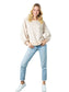 Open Back Cross Wrap Pull Over
