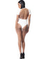 Round Neck Open Back Bodysuit