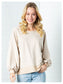 Open Back Cross Wrap Pull Over