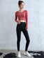Cropped Cross Hem Yoga Top