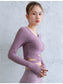 Cropped Cross Hem Yoga Top