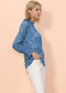Layering Lace Puffed Sleeve Sheer Top