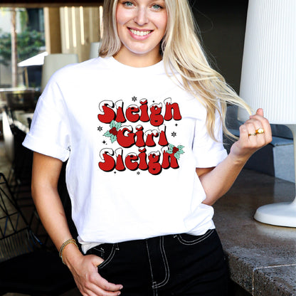 Spread Cheer 'Sleigh Girl Sleigh' Christmas T-shirt