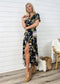 Lux Wrap Floral Print Dress