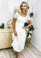 Off Shoulder Lace Maxi Dress