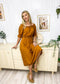 Ruffle Trim Off-Shoulder Dress