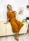 Ruffle Trim Off-Shoulder Dress