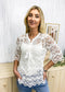 Crochet Corded Tie Top