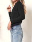 Light V-Neck Button Pullover