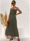 Strapless Spring Tie Maxi Dress