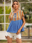 Striped Colorful Tie Tunic