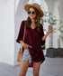 Solid Flowy Mini Dress