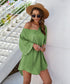 Solid Flowy Mini Dress