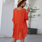 Solid Flowy Mini Dress