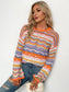 Cut Out Knitted Boho Sweater