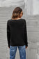 Solid Color Ribbed Sweater
