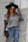 Solid Color Ribbed Sweater