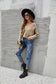 Solid Color Ribbed Sweater