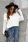 Solid Color Ribbed Sweater