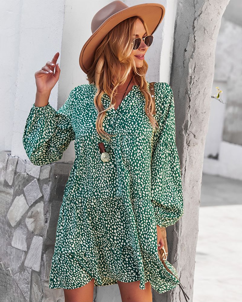 Cheetah Print Tunic Dress