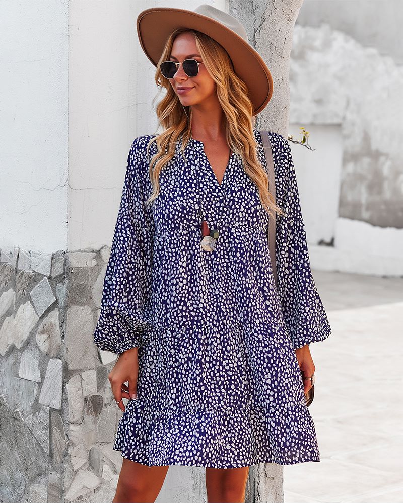 Cheetah Print Tunic Dress