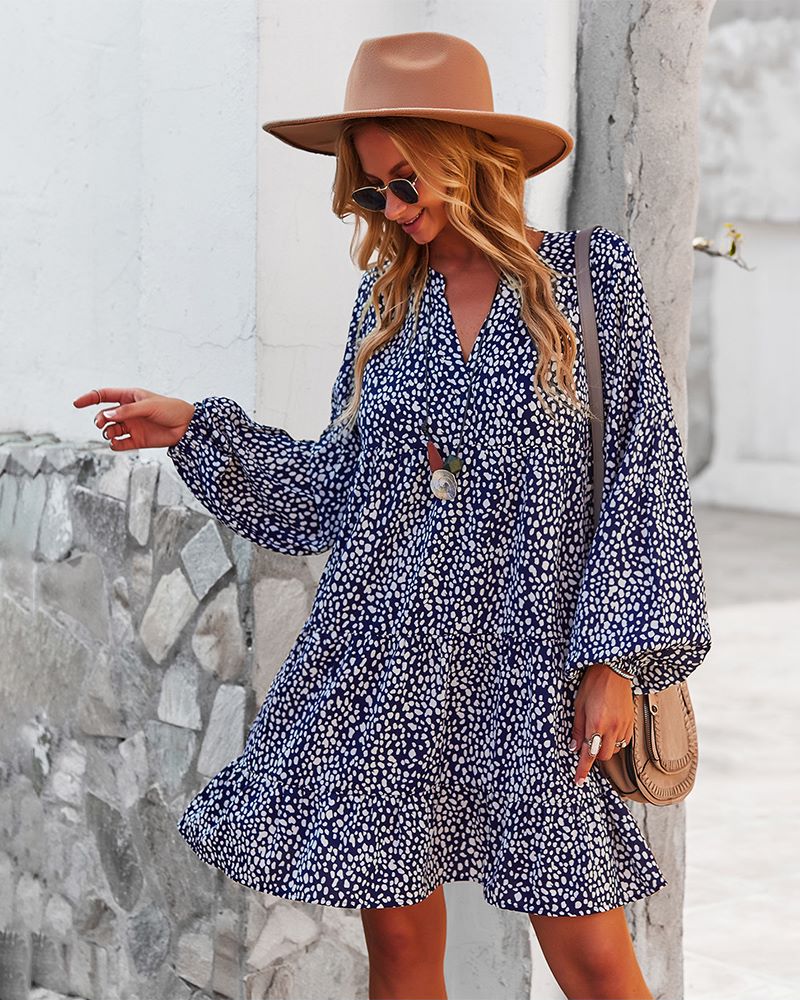 Cheetah Print Tunic Dress