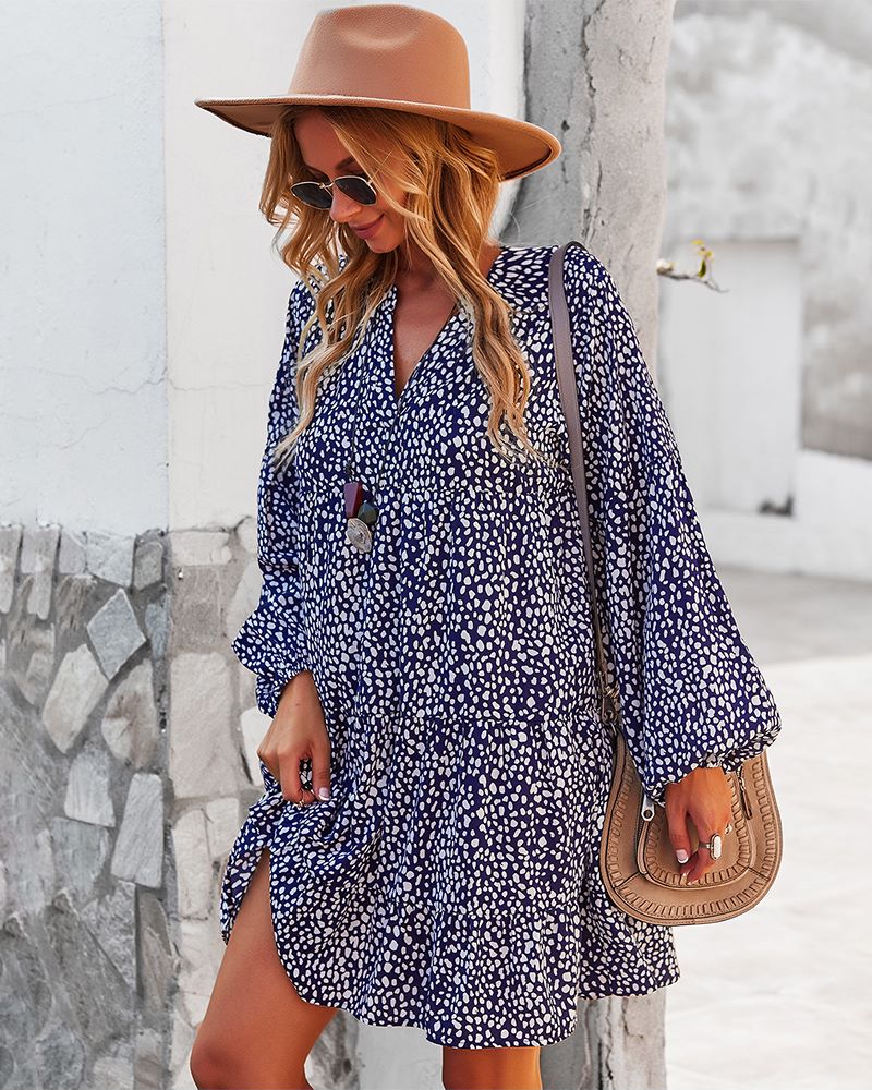 Cheetah Print Tunic Dress