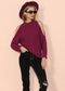 Cold Shoulder Cable Knit Sweater