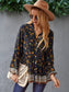 Floral Boho Button Down Blouse