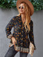 Floral Boho Button Down Blouse
