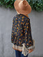 Floral Boho Button Down Blouse