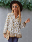 Floral Boho Button Down Blouse