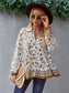 Floral Boho Button Down Blouse