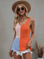 Color Block Knit Tank Top