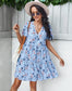 Floral Round Neck Dress