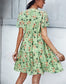 Floral Round Neck Dress