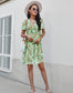 Floral Round Neck Dress