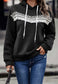 Aztec Fringe Trim Hoodie