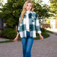 Anna-Kaci Women's Plaid Button-Down Shirt with Classic Design and Relaxed Fit