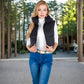 Anna-Kaci Women's Zip-Up Puff Vest Jacket with Cozy Design and Warmth